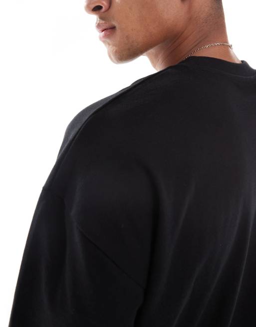 ASOS DESIGN Essentials 3 pack oversized t-shirts in black , 4 of 4
