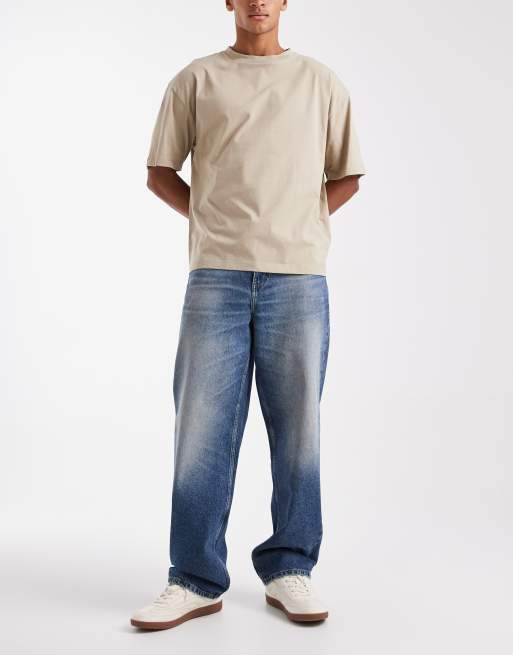 ASOS DESIGN Essentials 3 pack oversized t-shirts in white, beige and khaki , 3 of 5