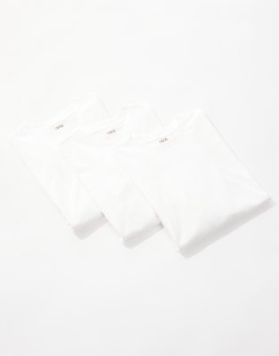 ASOS DESIGN essentials 3 pack oversized T-shirts in white