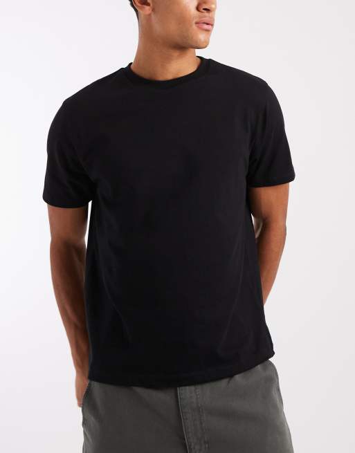 ASOS DESIGN essentials 3 pack regular t-shirts in black, 2 of 5