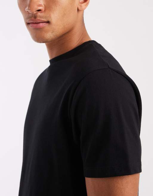 ASOS DESIGN essentials 3 pack regular t-shirts in black, 5 of 5