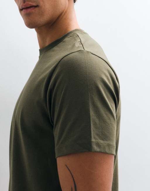 ASOS DESIGN Essentials 5-pack t-shirt i regular fit, flerfärgad, 4 av 5