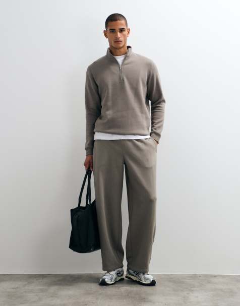 ASOS DESIGN essentials balloon jogger in Hematite - view 1