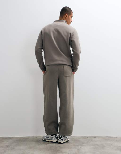 ASOS DESIGN essentials balloon jogger in Hematite, 2 of 5