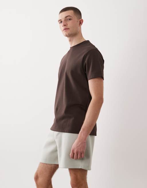 ASOS DESIGN - Essentials - Beige oversized jerseyshorts, 3 af 5