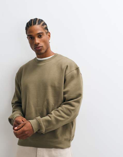 ASOS DESIGN – Essentials – Bluza o luźnym pudełkowym kroju w kolorze khaki - view 1