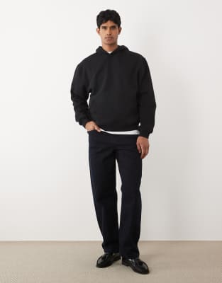 Облегающая толстовка ASOS DESIGN essentials черного цвета black
