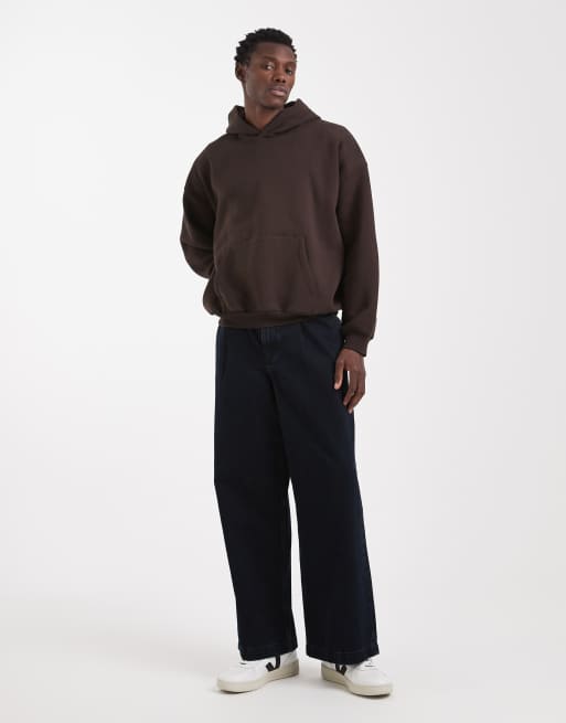 ASOS DESIGN – Essentials – Brązowa bluza z kapturem o fasonie extreme oversize, 2 z 5
