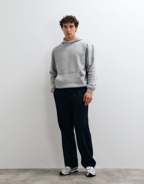 ASOS DESIGN essentials brede joggingbukser i sort - view 1