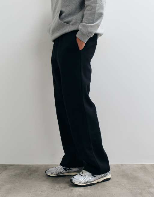 ASOS DESIGN essentials brede joggingbukser i sort, 5 af 5