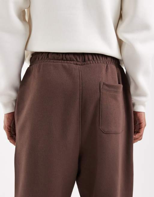 ASOS DESIGN - Essentials - Brune oversized joggingbukser , 5 af 5