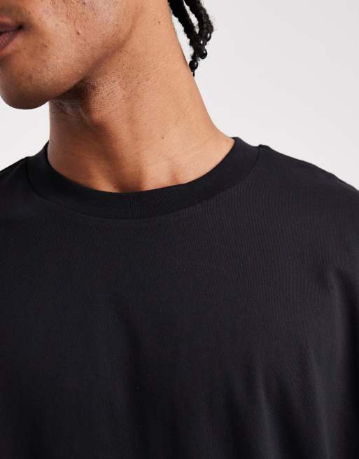 ASOS DESIGN - Essentials - Confezione da 2 T-shirt oversize color pietra e nera , 5 di 5