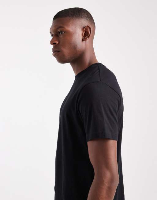 ASOS DESIGN - Essentials - Confezione da 2 t-shirt vestibilità classica nera e bianca , 4 di 5