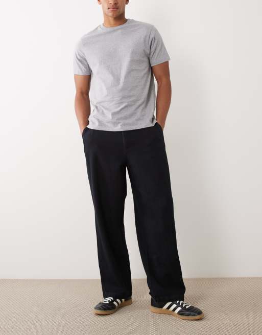ASOS DESIGN - Essentials - Confezione da 3 T-shirt vestibilità classica multicolore, 4 di 5