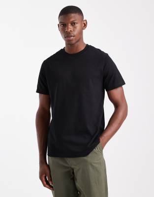 ASOS DESIGN essentials crew neck T-shirt in black