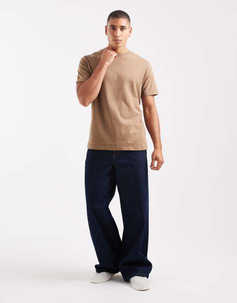 ASOS DESIGN Essentials crew neck t-shirt in brown - view 2