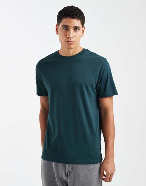 ASOS DESIGN Essentials crew neck T-shirt in dark green - view 1