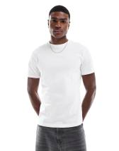 Topman oversized fit cropped T-shirt in black