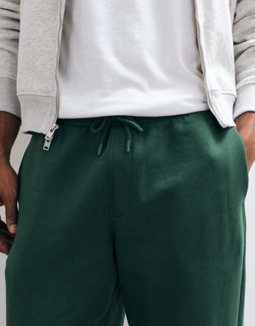ASOS DESIGN essentials cuffed jogger in dark green - DGREEN, 2 of 9