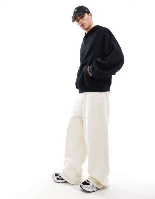 ASOS DESIGN - Essentials - Ekstremt oversized og sort hættetrøje, 2 af 4