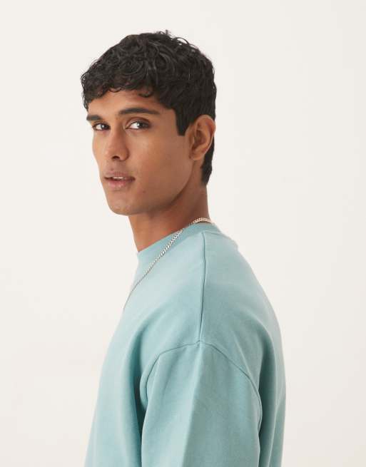 ASOS DESIGN - Essentials - Felpa comoda blu, 2 di 5