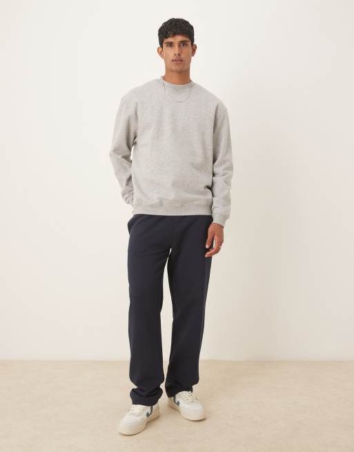 ASOS DESIGN - Essentials - Felpa comoda grigio mélange , 4 di 5