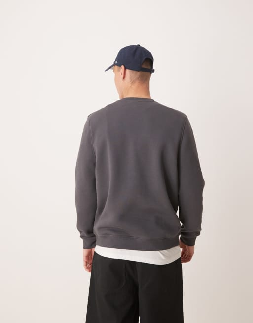ASOS DESIGN - Essentials - Felpa grigio scuro , 4 di 4