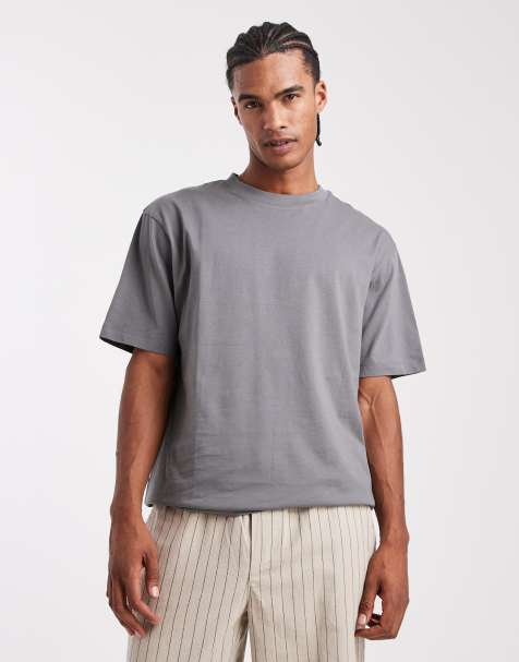 ASOS DESIGN - Essentials - Grå afslappet T-shirt - view 1