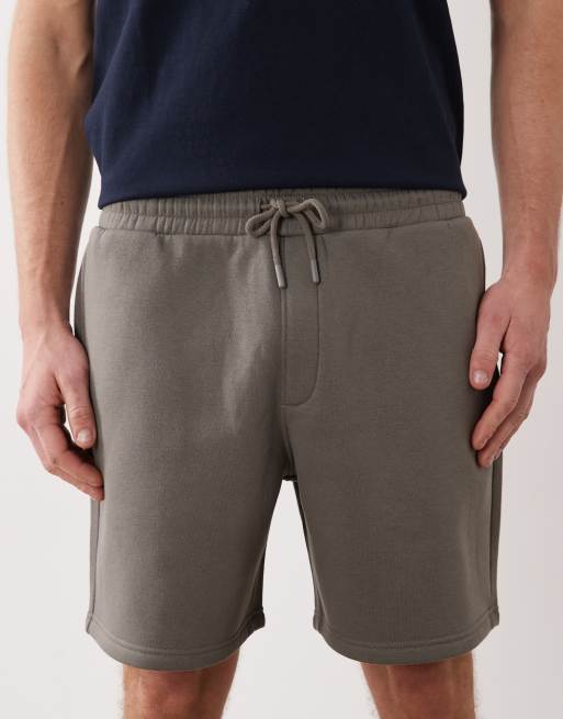 ASOS DESIGN - Essentials - Grå oversized mellemlange jerseyshorts, 4 af 5