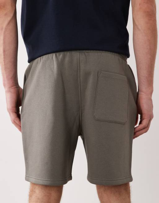 ASOS DESIGN - Essentials - Grå oversized mellemlange jerseyshorts, 5 af 5
