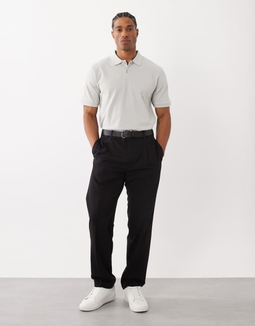 ASOS DESIGN – Essentials – Grå pikétröja i regular fit, 2 av 5
