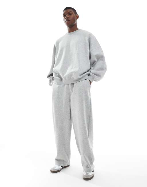 ASOS DESIGN – Essentials – Gråmelerad sweatshirt i extra oversize, 2 av 5