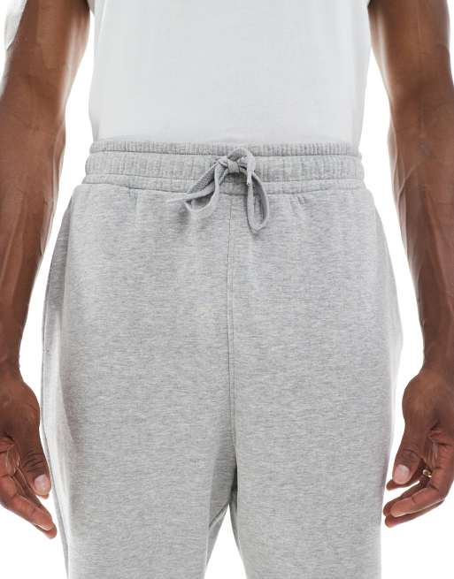 ASOS DESIGN – Essentials – Gråmelerade, avslappnade mjukisbyxor, 4 av 5