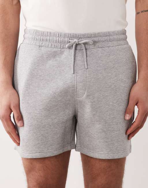 ASOS DESIGN – Essentials – Gråmelerade jersey-shorts med smal passform, 5 av 5