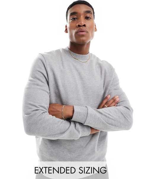 ASOS DESIGN - Essentials - Gråmeleret sweatshirt - view 1