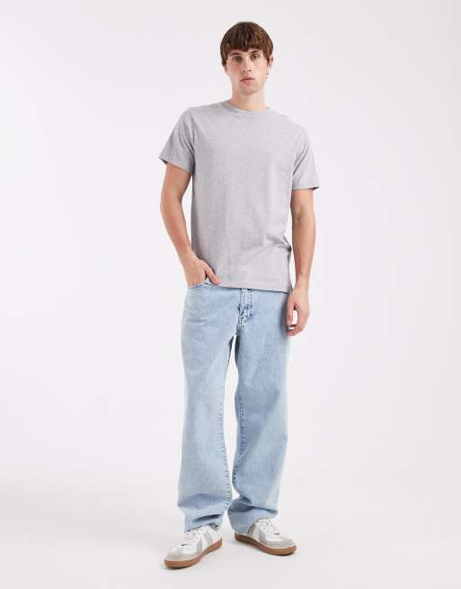 ASOS DESIGN - Essentials - Gråmeleret T-shirt i regular fit, 2 af 5