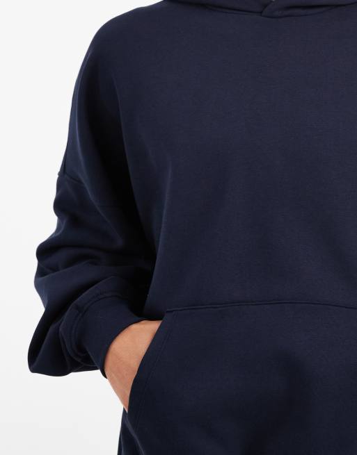 ASOS DESIGN – Essentials – Granatowa bluza z kapturem o fasonie extreme oversize , 5 z 5