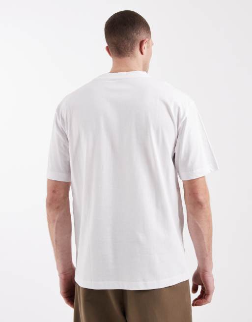ASOS DESIGN - Essentials - Grøn/beige T-shirt i pakke med 2 afslappede T-shirts, 3 af 5