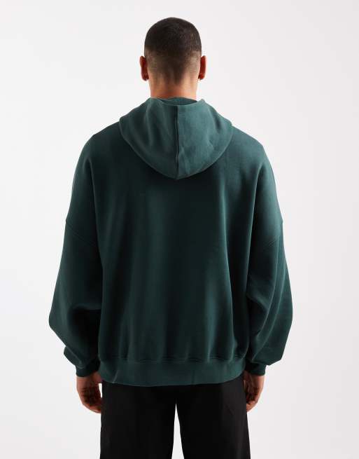 ASOS DESIGN – Essentials – Grön huvtröja i extra oversize, 3 av 5