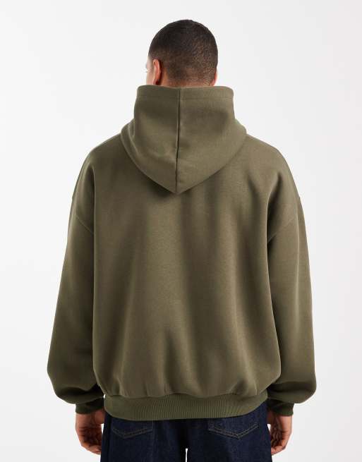 ASOS DESIGN – Essentials – Grön huvtröja i extra oversize, 3 av 5