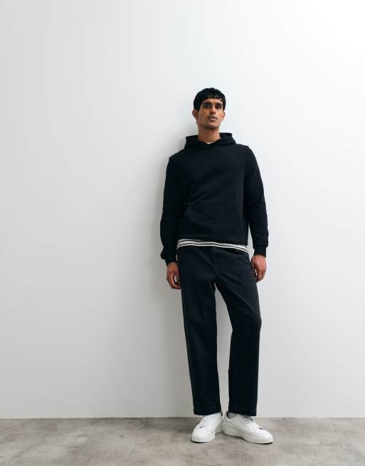 ASOS DESIGN essentials hoodie in black  , 3 of 5
