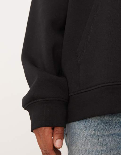 ASOS DESIGN essentials hoodie in black