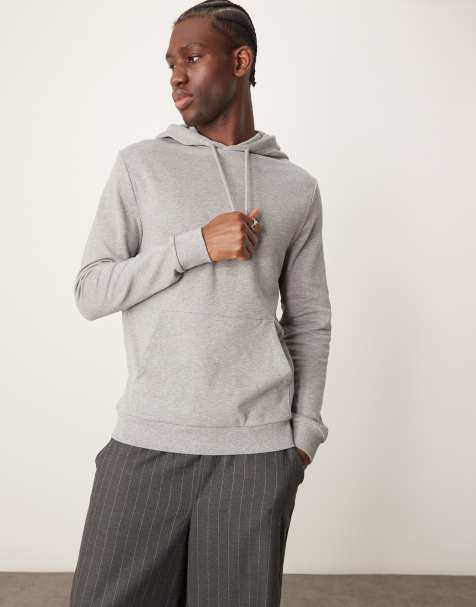 ASOS DESIGN - Essentials - Hoodie in gemêleerd grijs - view 1