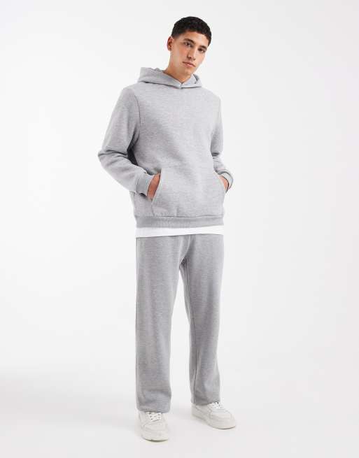 ASOS DESIGN essentials hoodie in grey marl, 2 of 5