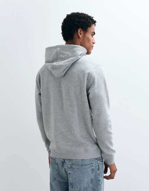 ASOS DESIGN essentials hoodie in grey marl, 4 of 5