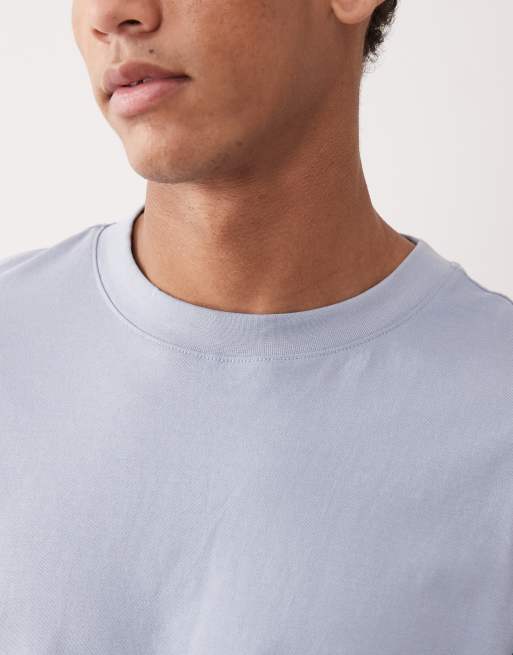 ASOS DESIGN Essentials – Jasnoniebieski luźny T-shirt z długimi rękawami, 5 z 5
