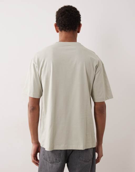 ASOS DESIGN Essentials – Jasnoszary luźny T-shirt, 4 z 5