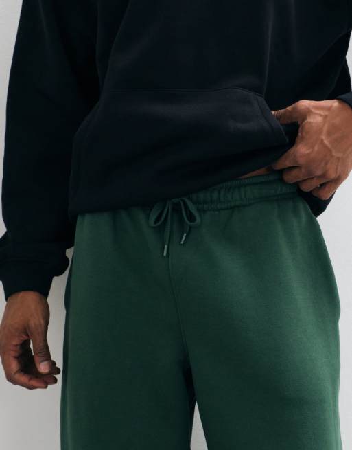 ASOS DESIGN essentials jogger oversize a palloncino verde scuro, 5 di 9