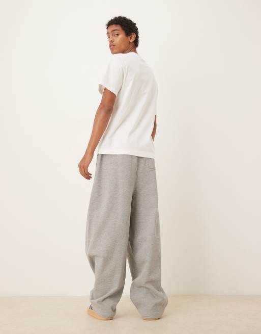 ASOS DESIGN - Essentials - Joggers ampi grigio mélange, 3 di 4