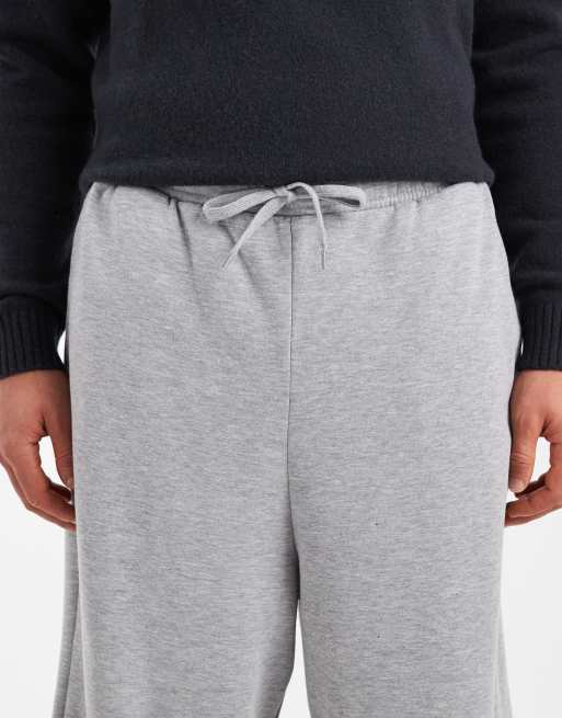 ASOS DESIGN - Essentials - Joggers ampi grigio mélange, 5 di 5